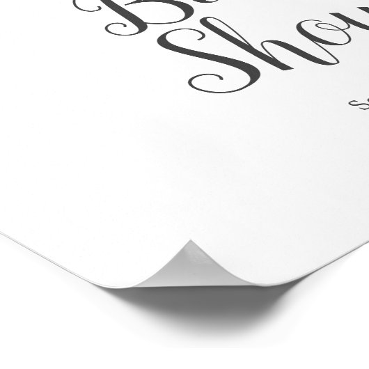 ワイルドトロピカルパーム赤ちゃんシャワー歓迎ポスター ポスター (角)