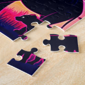 ワイルドナイトアフリカンサファリサンセット ジグソーパズル (側面)