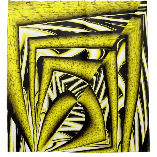 ワイルドニーイエロー… シャワーカーテン (正面)