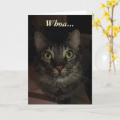 ワイルドノーズヘア誕生日カード カード (黄色い花)