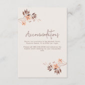 ワイルドハウワボホ宿泊詳細 エンクロージャーカード (正面)