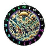 ワイルドハスキーホライゾンルームアート ダーツボード (正面)