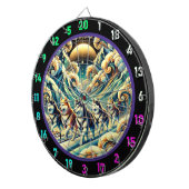 ワイルドハスキーホライゾンルームアート ダーツボード (正面右)