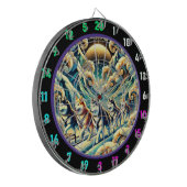 ワイルドハスキーホライゾンルームアート ダーツボード (正面左)