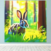 ワイルドハレの森 キャンバスプリント (インサイチュ (ウッドフロア))