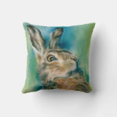 ワイルドハレシーバーンスパステルアート クッション (裏面)