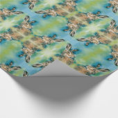 ワイルドハレシーバーンスパステルアート ラッピングペーパー (角)