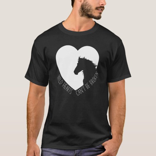 ワイルドハーツ 馬 乗馬 Tシャツ (正面)