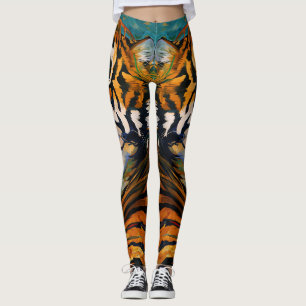 ワイルドハートの叫び声 – カラフル Tigress レギンス