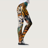 ワイルドハートの叫び声 – カラフル Tigress レギンス (右)