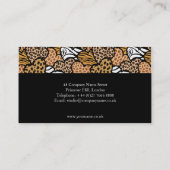 ワイルドハートデザイン名刺 名刺 (裏面)