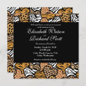 ワイルドハート結婚式招待状 招待状 (正面/裏面)