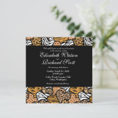 ワイルドハート結婚式招待状 招待状 (スタンド正面)