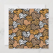 ワイルドハート結婚式招待状 招待状 (裏面)