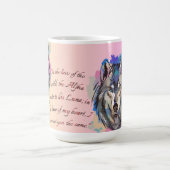 ワイルドハート | アルファアンドルナウルフデザイン コーヒーマグカップ (中央)