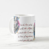 ワイルドハート | アルファアンドルナウルフデザイン コーヒーマグカップ (正面左)