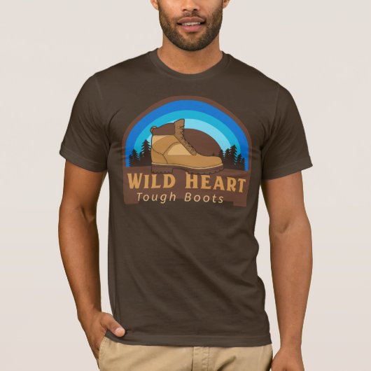ワイルドハート、タフブーツ Tシャツ (正面)