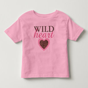 ワイルドハート レパード ピンク キッズ Tシャツ