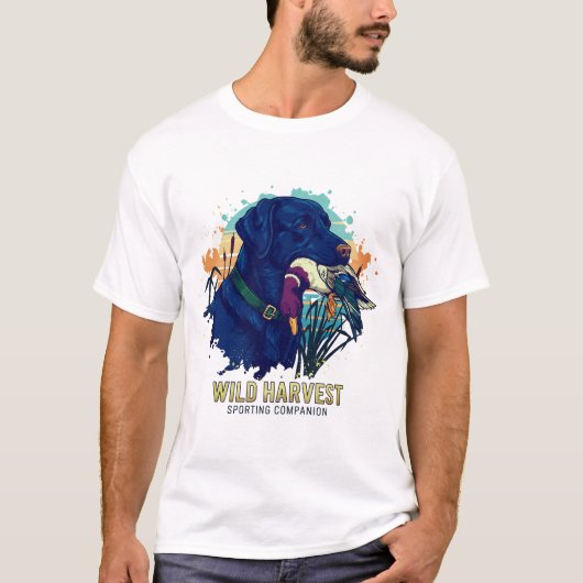 ワイルドハーベスト スポーティング コンパニオン ドッグ Tシャツ (正面)