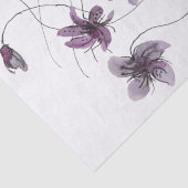ワイルドバイオリッツ水彩手絵を描モノグラムの 薄葉紙 (詳細)