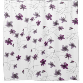 ワイルドバイオリッツ水彩手絵を描形 シャワーカーテン