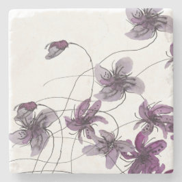 ワイルドバイオリッツ水彩手絵を描形 ストーンコースター