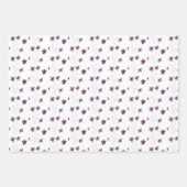 ワイルドバイオリッツ水彩手絵を描形 ラッピングペーパーシート (正面2)