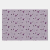 ワイルドバイオリッツ水彩手絵を描形 ラッピングペーパーシート (正面)