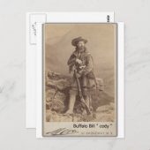 ワイルドバッファロー ビルコーディ キャビネット写真 ポストカード (正面/裏面)