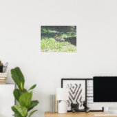 ワイルドバニープリント ポスター (ホームオフィス)