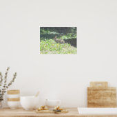 ワイルドバニープリント ポスター (キッチン)