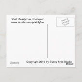 ワイルドバニー恋しく思のハガキ ポストカード (裏面)