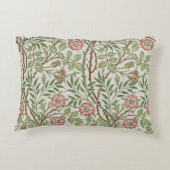 ワイルドバラつる植物モリス アクセントクッション (裏面)