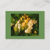 ワイルドバラとハニーサックル 名刺 (正面)