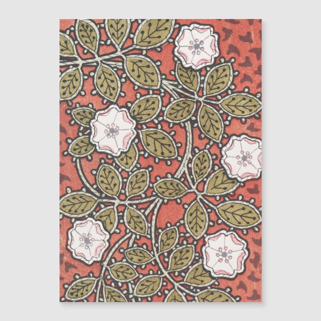 ワイルドバラアートイラストレーションフラワーヴィンテージ (正面)