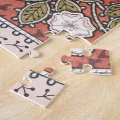 ワイルドバラアートイラストレーションフラワーヴィンテージ ジグソーパズル (側面)