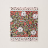 ワイルドバラアートイラストレーションフラワーヴィンテージ ジグソーパズル (縦)