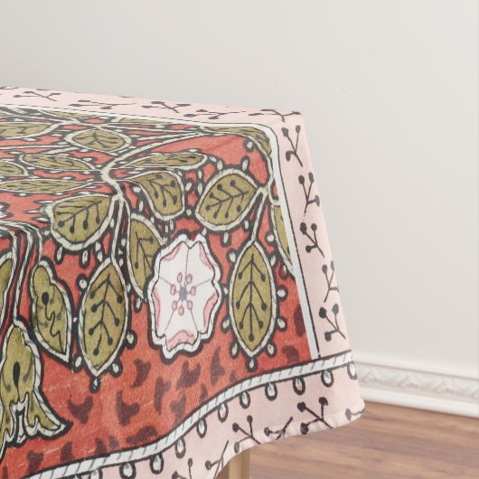 ワイルドバラアートイラストレーションフラワーヴィンテージ テーブルクロス (インサイチュ)