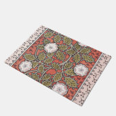 ワイルドバラアートイラストレーションフラワーヴィンテージ ドアマット (アングル)