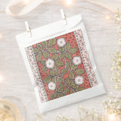 ワイルドバラアートイラストレーションフラワーヴィンテージ フェイバーバッグ (クリップ留めされた状態)