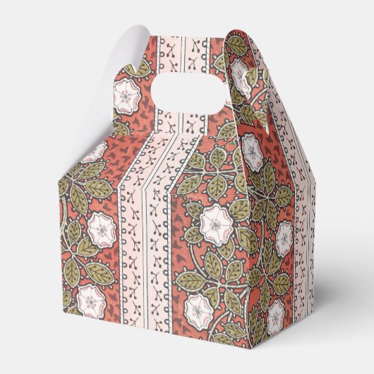 ワイルドバラアートイラストレーションフラワーヴィンテージ フェイバーボックス (裏面サイド)