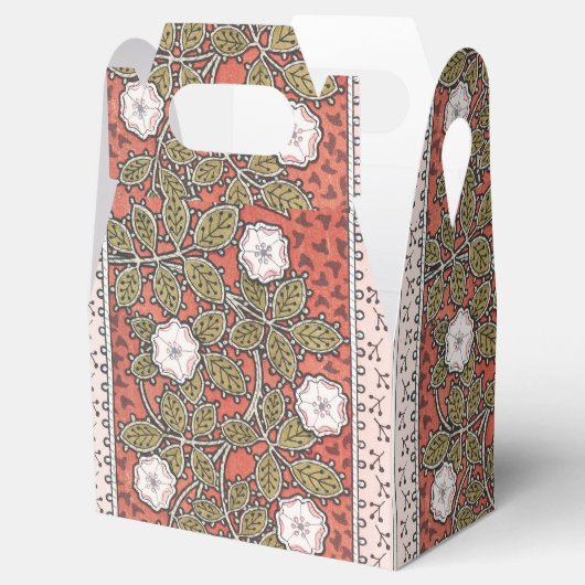 ワイルドバラアートイラストレーションフラワーヴィンテージ フェイバーボックス (オープン)