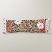 ワイルドバラアートイラストレーションフラワーヴィンテージ ボディピロー (正面)