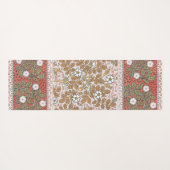 ワイルドバラアートイラストレーションフラワーヴィンテージ ヨガマット (裏面(横))