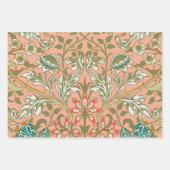 ワイルドバラアートイラストレーションフラワーヴィンテージ ラッピングペーパーシート (正面3)