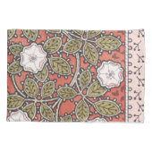 ワイルドバラアートイラストレーションフラワーヴィンテージ 枕カバー (裏面)