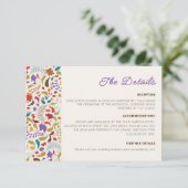 ワイルドバラウッズエキゾチック花ガーデン結婚ズ エンクロージャーカード (スタンド正面)