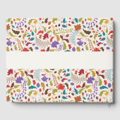 ワイルドバラウッズエキゾチック花ガーデン結婚ズ ゲストブック (裏面)