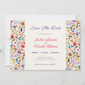 ワイルドバラウッズエキゾチック花ガーデン結婚ズ セーブザデート (正面)