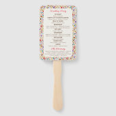 ワイルドバラウッズエキゾチック花ガーデン結婚ズ ハンドファン (裏面)